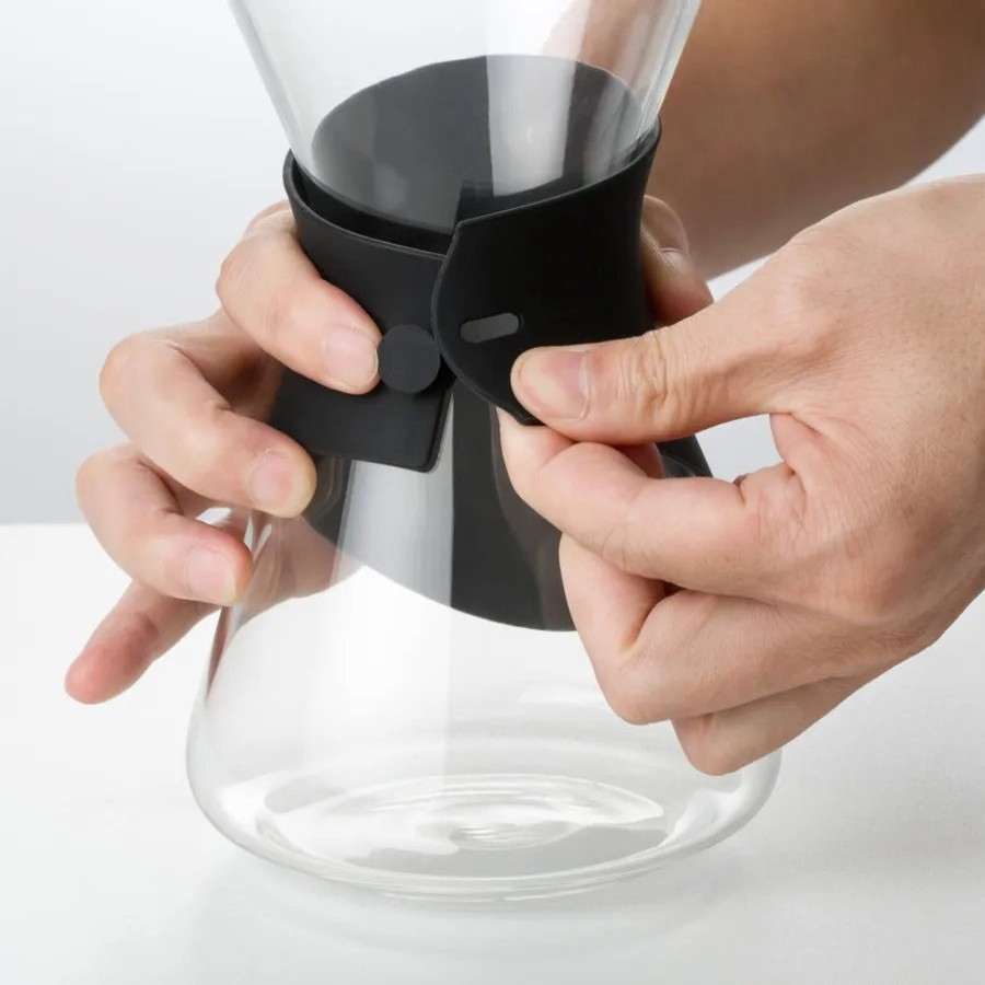 Cafetieres | Karaca Karaca Brewy Glass Coffee Dripper, 700Ml, Black Transparent