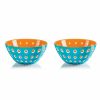 Bowls | Guzzini Guzzini Le Murrine 2 Piece Cereal/Soup Bowl Set, 12.5Cmx5.6Cm, Blue Orange