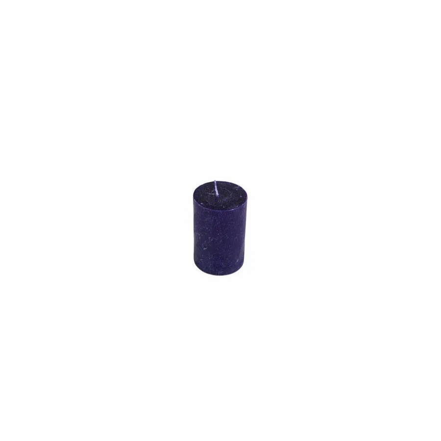 Candles | Karaca Karaca Home Cylinder Candle, 6,5X10 Cm, Navy