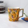 Mugs | Karaca Karaca Flower Porcelain Letter O Mug, 350Ml, Multi