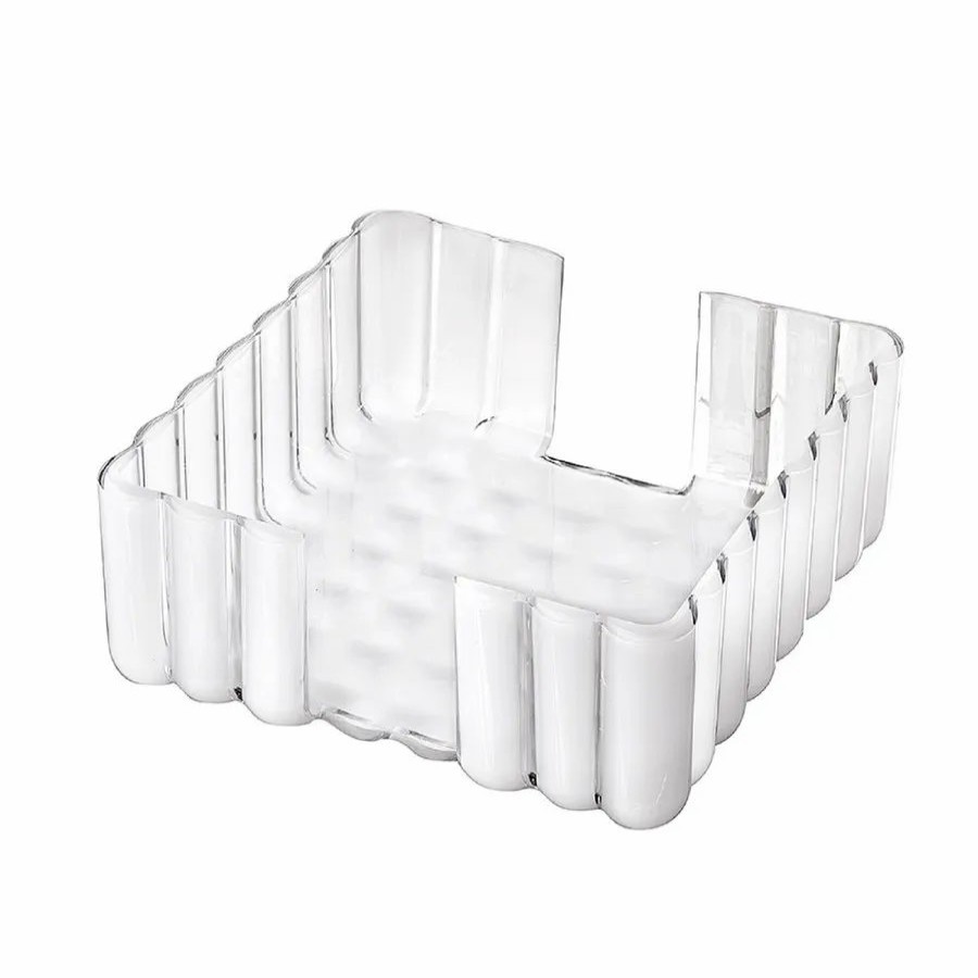 Napkin Rings | Guzzini Guzzini Dolce Vita Napkin Holder, 19.6Cmx19.6Cmx8.4Cm, White