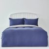 Duvet Cover Sets | Karaca Karaca Home Duvet Cover Set, Double, Navy Blue Grey