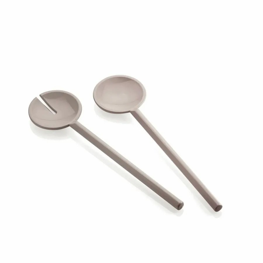 Kitchen Utensils | Guzzini Guzzini Tiffany 2 Piece Salad Servers, 28Cm, Taupe