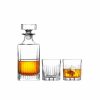 Wine And Champagne Glasses | Rcr Rcr Timeless 7 Piece Glass Whiskey Glass Set With Whiskey Decanter, Transparent