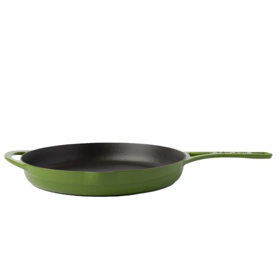 Pans | Pot Art Pot Art Cast Iron Induction Frying Pan, 28Cm, Green