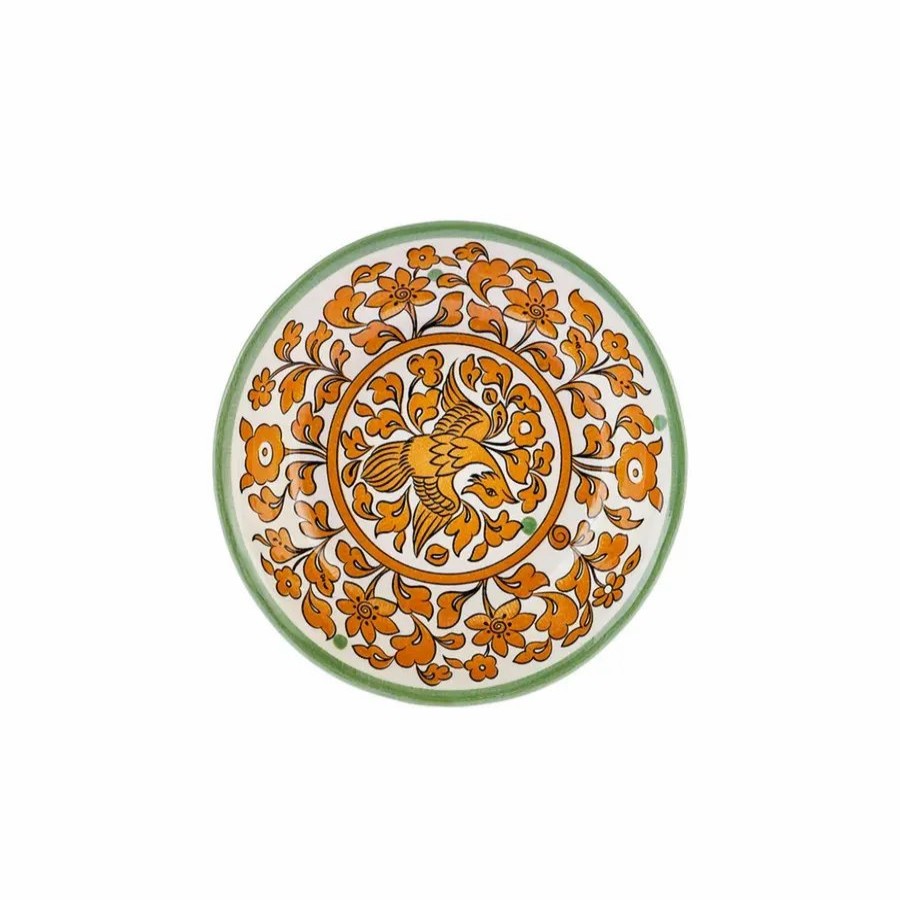 Bowls | Karaca Karaca Paye Seljuk Collection Porcelain Snack Bowl, 14Cm, Orange Multi