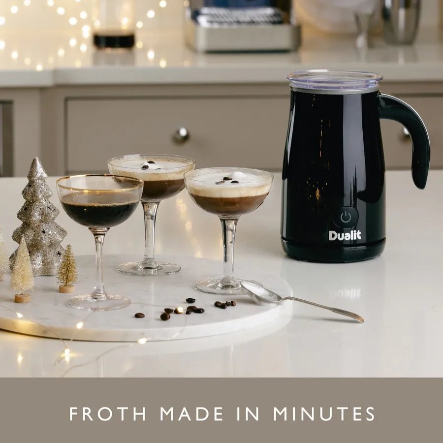 Coffee Machines | Dualit Dualit Milk Frother, 320Ml, Black