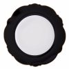 Dinner Plates | Karaca Karaca Romantic Black Porcelain Dinner Plate, 27Cm, Black White