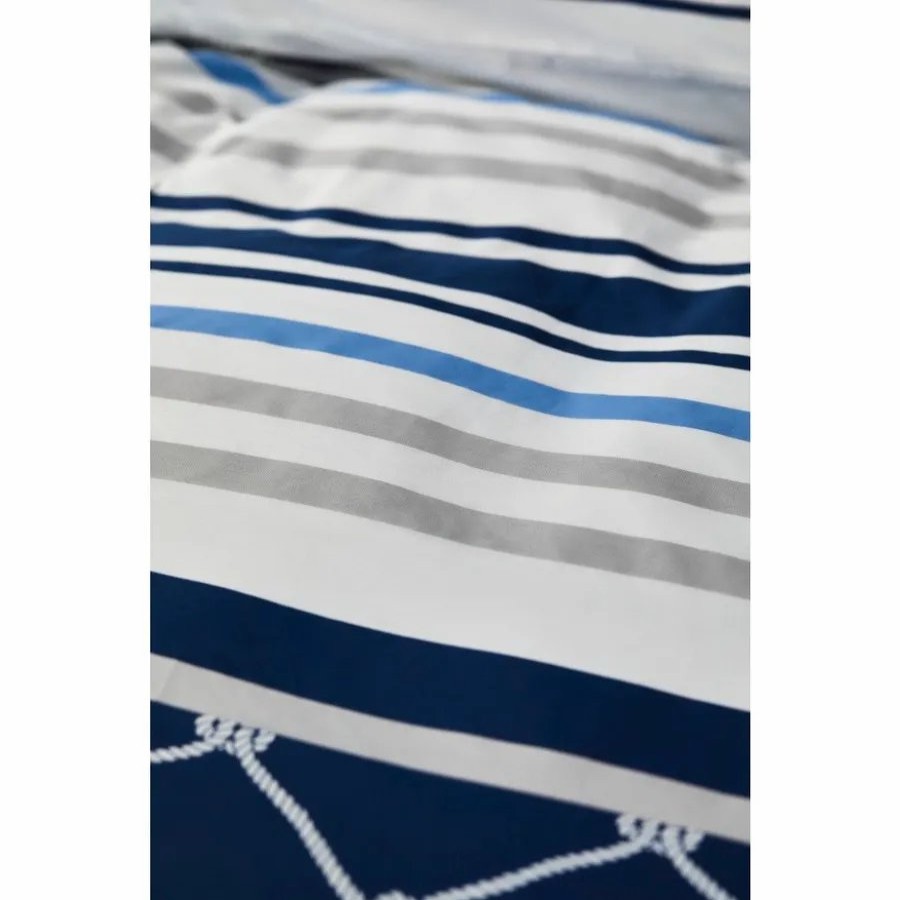 Duvet Cover Sets | Nautica Home Nautica Knot 100% Turkish Cotton Duvet Cover Set, King, 230Cmx220Cm, Multi