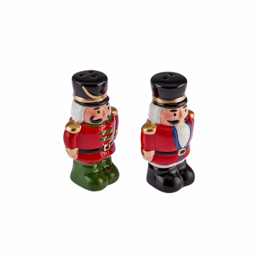 Salt And Pepper Shakers | Karaca Karaca New Year Christmas Nutcracker Salt And Pepper Shaker, 10Cm, Multi