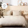 Duvet Cover Sets | Karaca Home Karaca Home Dogasever Olive 100% Turkish Cotton Plant-Based Dyeing Duvet Cover Set With Bed Sheet, Double, Brown Green