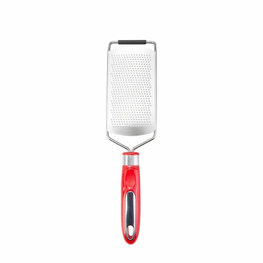 Kitchen Utensils | Karaca Karaca Retro Stainless Steel Multi Function Grater, 28,8Cm, Red Silver