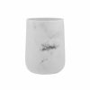 Bath Accessories | Karaca Karaca Marble Tumbler, 7Cmx7Cmx10Cm, White