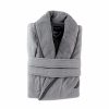 Bathrobes | Nautica Home Nautica Home Marlin 100% Turkish Cotton Bathrobe, Medium, Grey