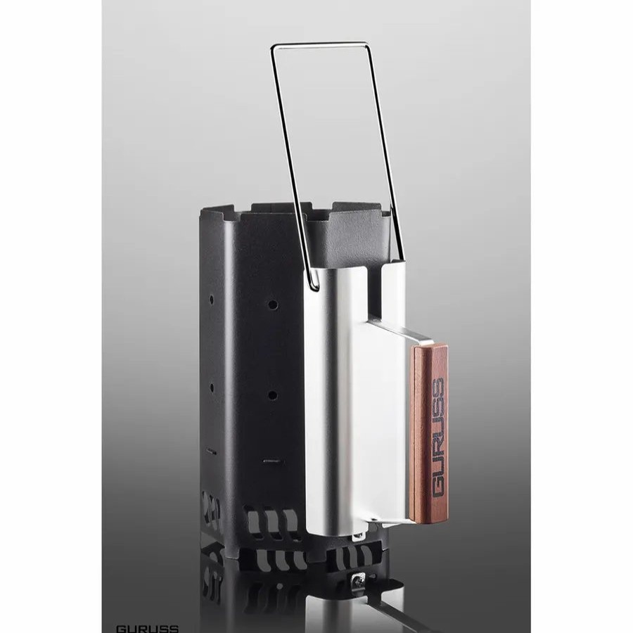 Bbqs | Guruss Guruss Volcano Chimney Starter, 30Cmx18Cmx31Cm, Matte Black