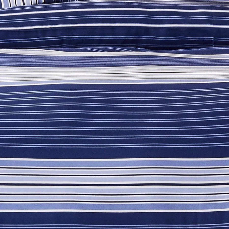 Duvet Cover Sets | Nautica Home Nautica Moby 100% Turkish Cotton Duvet Cover Set, King, 230Cmx220Cm, Navy Blue Multi