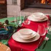 Porcelain Dinner Sets | Karaca Karaca New Year Christmas Nordic Joy 24-Piece Porcelain Dinner Set For 6 People, Multi