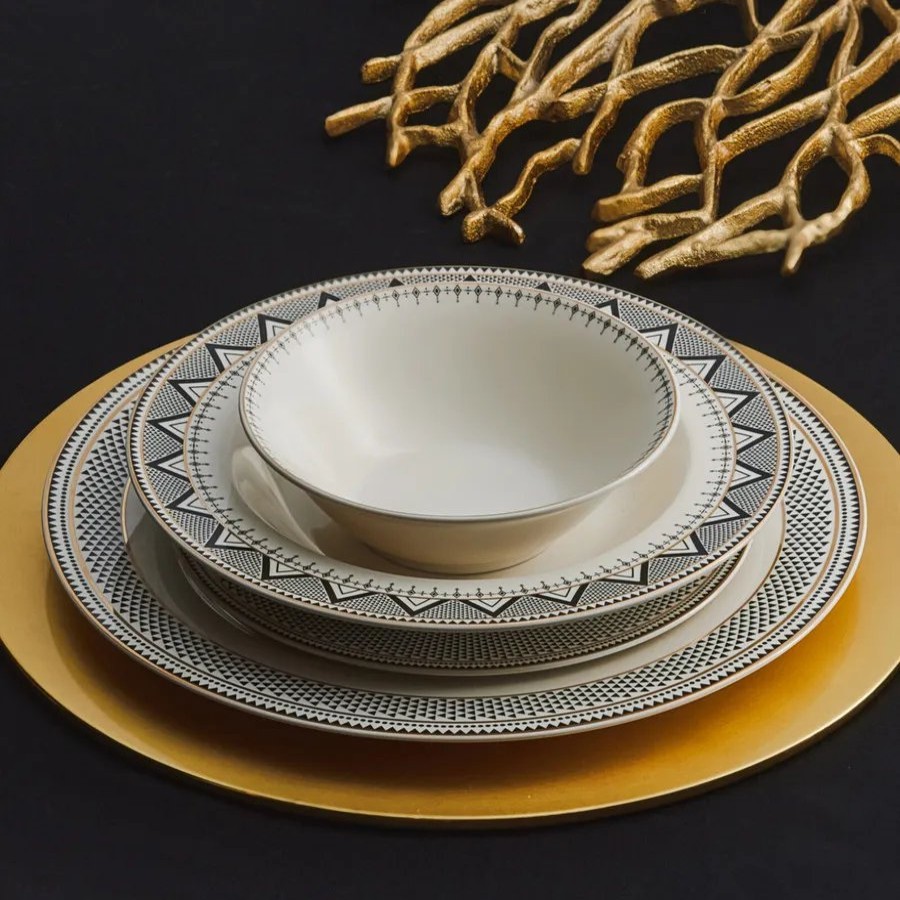 Porcelain Dinner Sets | Karaca Karaca Globe 24-Piece Porcelain Dinner ...