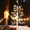 Ornaments | Karaca Home Karaca New Year Christmas Tree Led Light Trinket, 10.5Cmx10.5Cmx45Cm, White