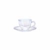 Cups & Saucers | Karaca Karaca Rory Glass Espresso Turkish Coffee Cup, 80Ml, Transparent