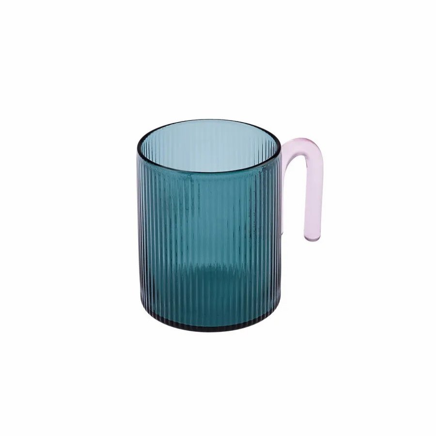 Mugs | Karaca Karaca Boli Borosilicate Glass Mug, 340Ml, Green