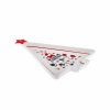 Serving Platters | Karaca Karaca New Year Christmas Porcelain Serving Plate, 21Cm, White Red