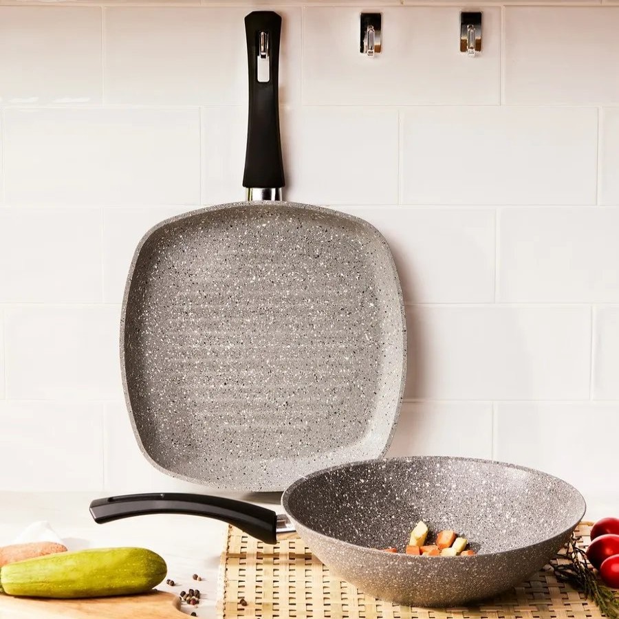 Pan Sets | Karaca Karaca Gris Biogranite 2-Piece Pan Set, Grey