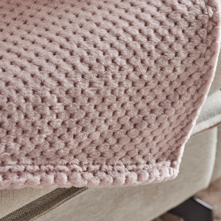 Throws & Blankets | Karaca Karaca Pearl Baby Fleece Wellsoft Blanket, Double, Violet