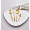 Cutlery Sets | Karaca Karaca Lizbon 16 Piece Stainless Steel Cutlery Set For 4 People, Gold