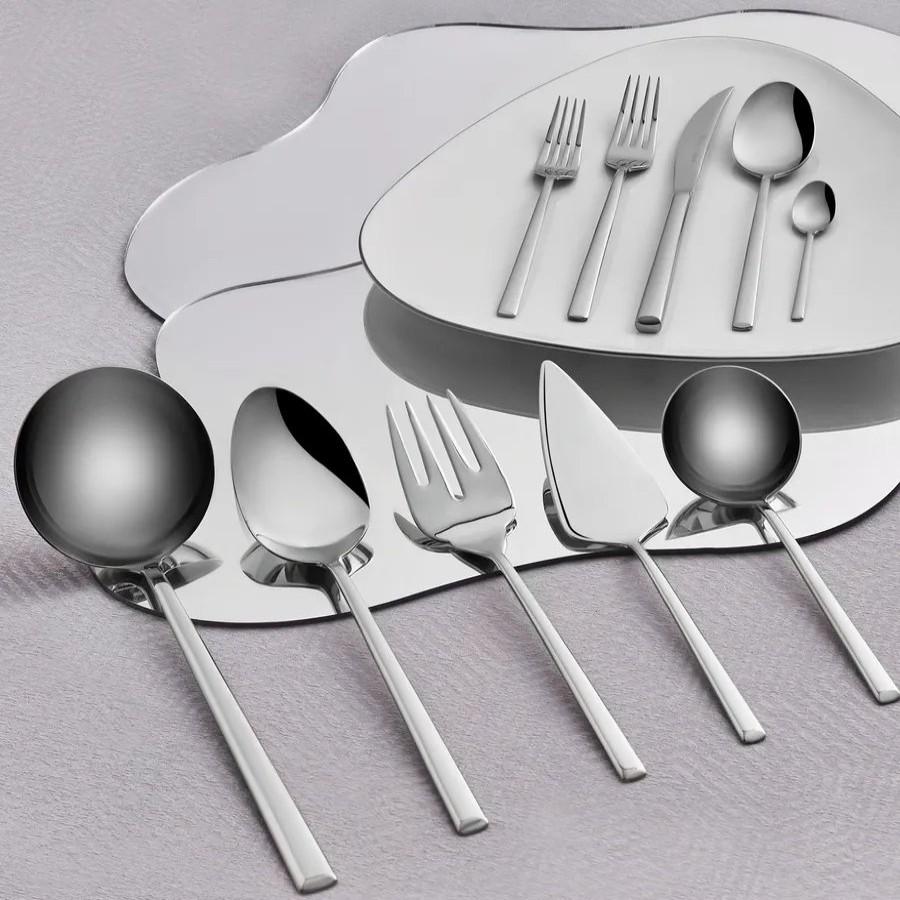 Cutlery Sets | Karaca Karaca Tivoli 65 Piece Stainless Steel Cutlery Set For 12 People, Silver