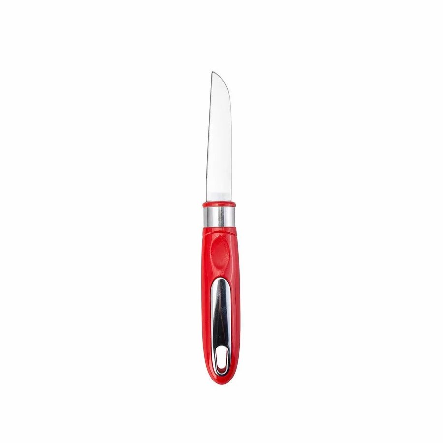 Kitchen Gadgets | Karaca Karaca Retro Stainless Steel Knife, Red Silver