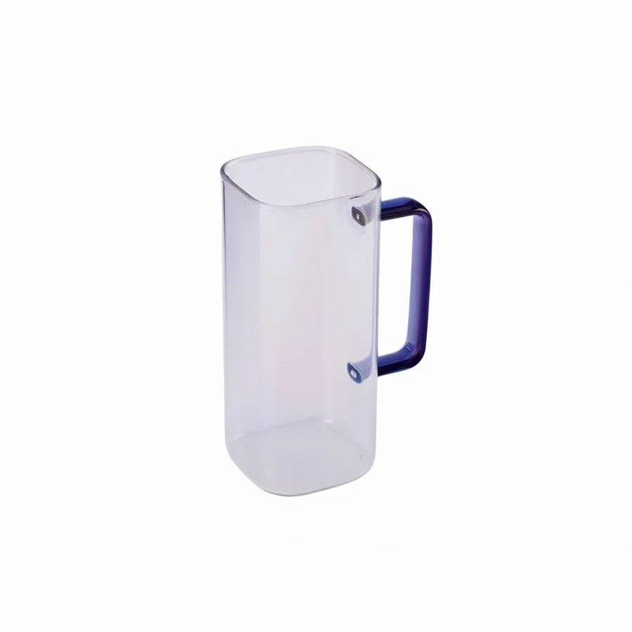 Mugs | Karaca Karaca Boli Square Borosilicate Glass Mug, 370Ml, White