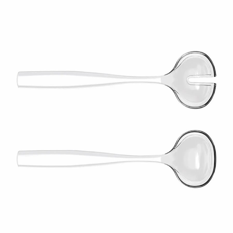 Kitchen Utensils | Guzzini Guzzini Dolce Vita 2 Piece Salad Servers, 28Cm, White