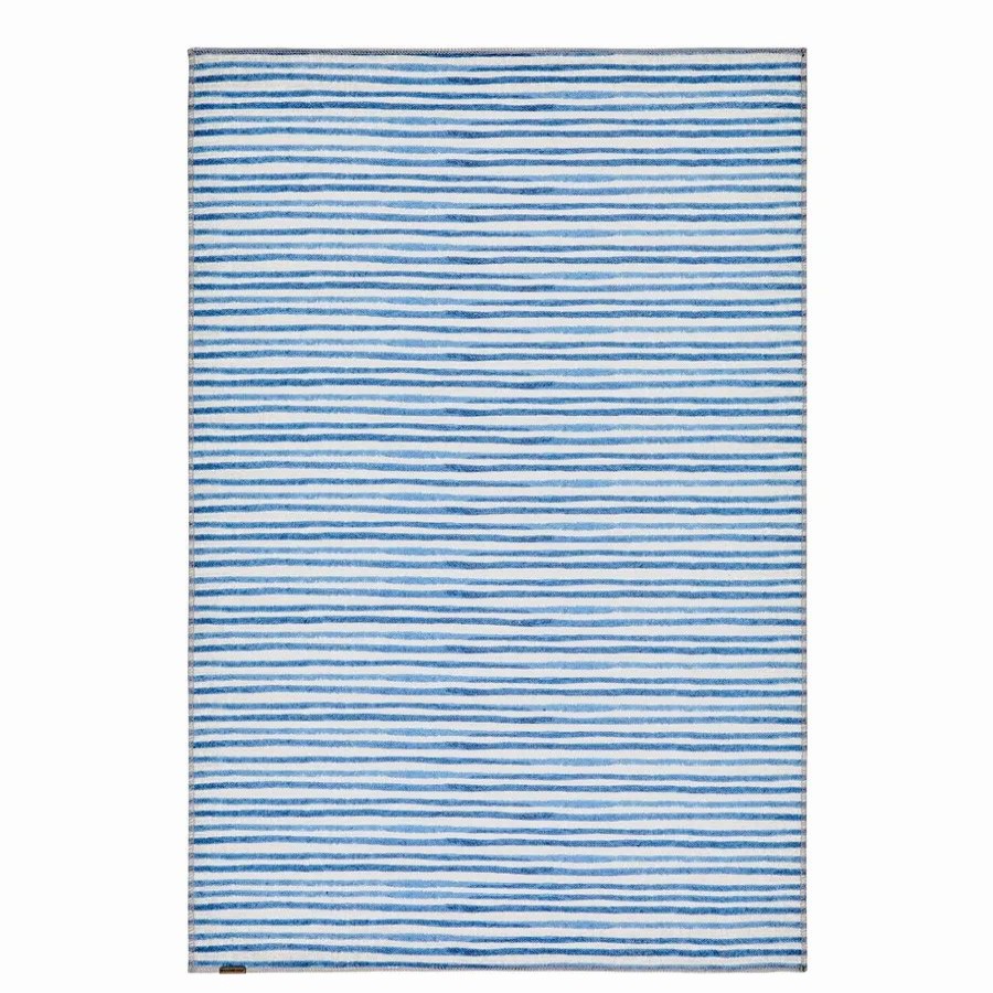 Modern Rugs | Kasmir Rugs Kasmir Rugs Decorative Art Trend Simi Double Face Rug, 80Cmx300Cm, Blue White