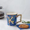 Mugs | Karaca Karaca Flower Porcelain Letter K Mug, 350Ml, Multi