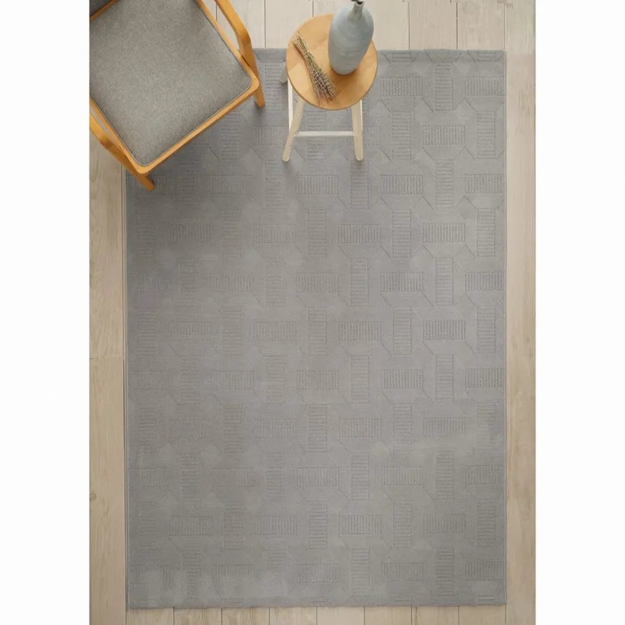 Modern Rugs | Kasmir Rugs Kasmir Rugs 724 Gloria Camilla Rug, 160Cmx230Cm, Grey