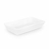 Serving Platters | Karaca Karaca Carmen Trend Porcelain Serving Platter, 13Cmx7Cm, White