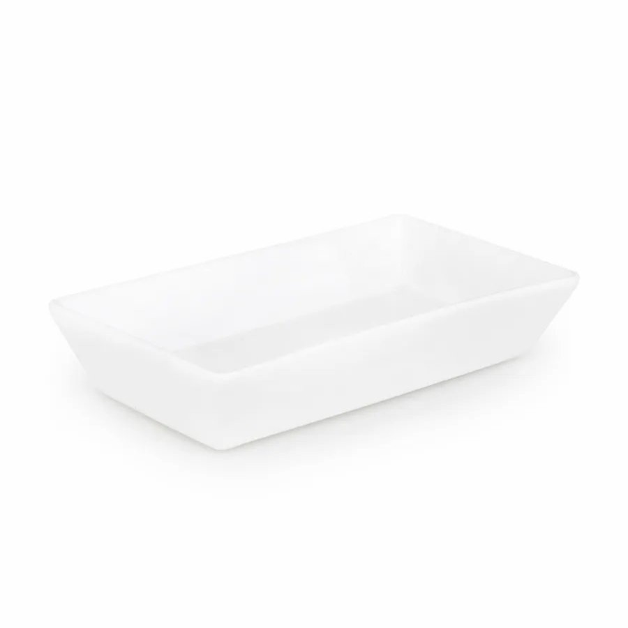 Serving Platters | Karaca Karaca Carmen Trend Porcelain Serving Platter, 13Cmx7Cm, White