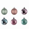 Ornaments | Karaca Home Karaca Home New Year Christmas Minty Pinky Tree Bauble Set, 12 Piece, 6Cm, Multi