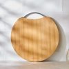 Chopping Boards | Karaca Karaca Owen Bamboo Round Chopping Board, Small, 25Cmx25Cm, Wood