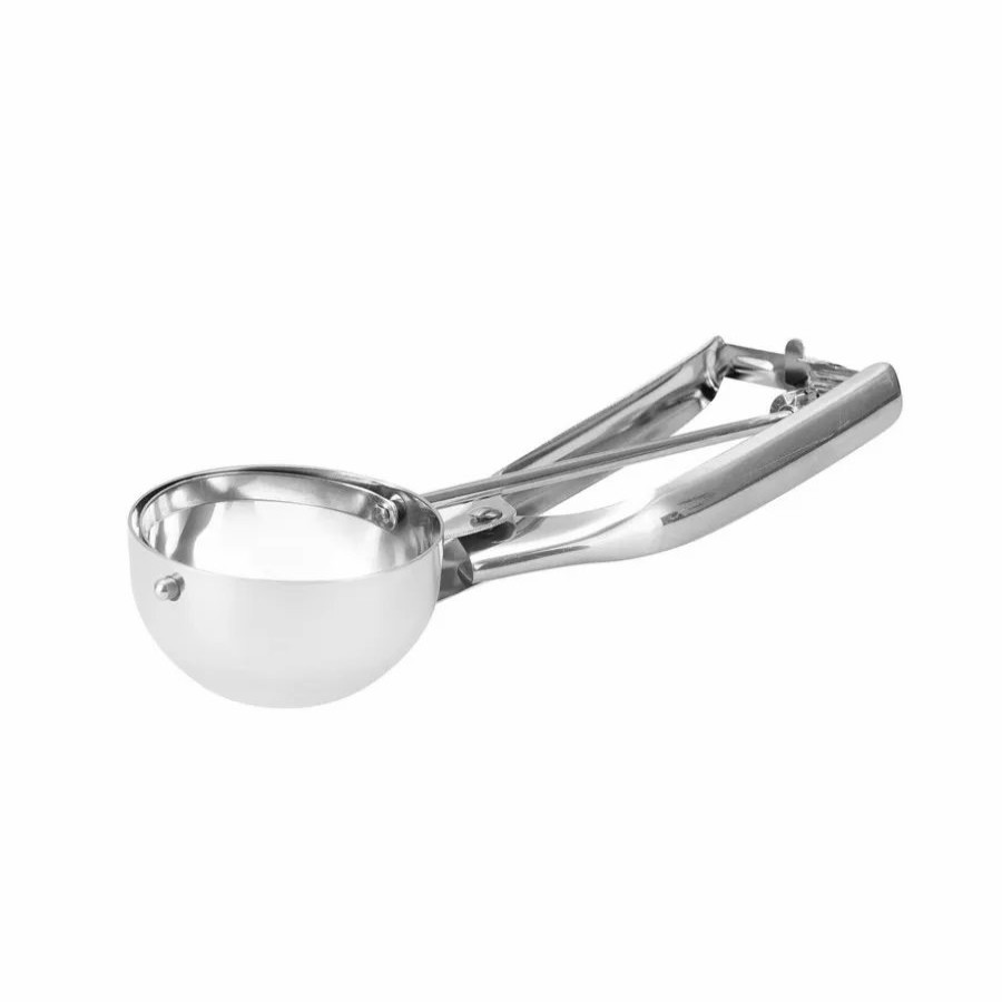 Kitchen Utensils | Karaca Karaca Retro Stainless Steel Professional Ice Cream Scoop, 19.3Cmx6Cmx3.5Cm, Silver