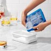 Kitchen Utensils | Oxo Oxo Good Grips Covered Silicone Ice Cube Tray, Large, White Blue