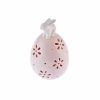 Ornaments | Karaca Karaca Easter Stoneware Decorative Trinket, White Pink