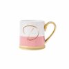 Mugs | Karaca Karaca Letter D Porcelain Mug, 330Ml, Multi