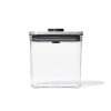 Storage Containers | Oxo Oxo Pop Stainles Steel Lid Rectangle Container , 1.6L, Grey Transparent