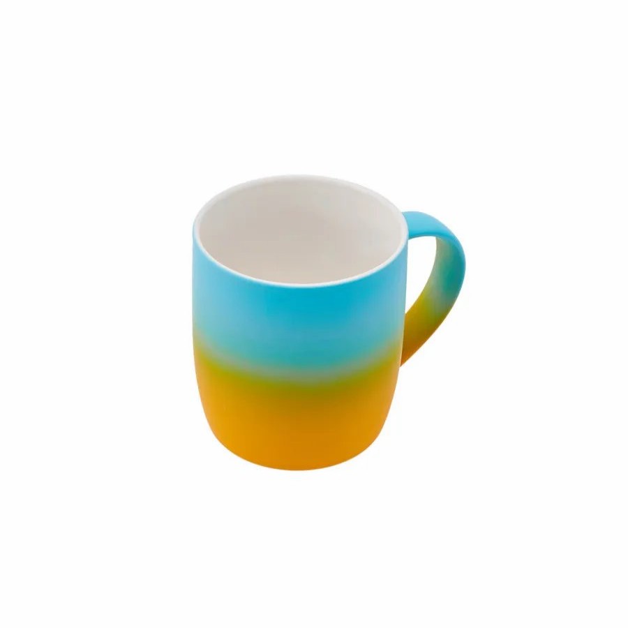 Mugs | Karaca Karaca Soft Touch Porcelain Mug, 340Ml, Orange Multi