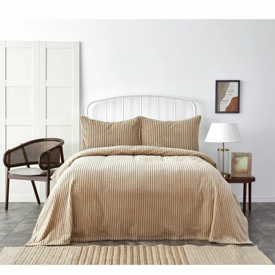 Bedspreads | Karaca Home Karaca Home Joena Bedspread Set, Double, Beige