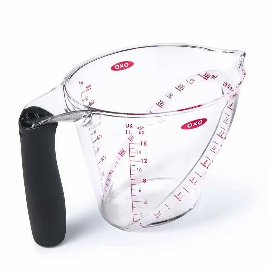 Kitchen Gadgets | Oxo Oxo Angled Measuring Cup, 500Ml, Transparent Black