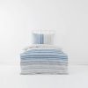 Duvet Cover Sets | Karaca Home Karaca Home Aspen 100% Turkish Cotton Duvet Cover Set, Single, White Blue