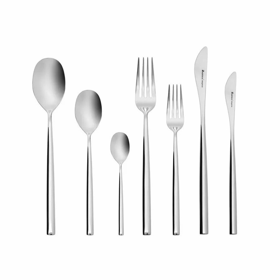 Cutlery Sets | Karaca Karaca New Liza 84 Piece Stainless Steel Cutlery Set For 12 People, Silver